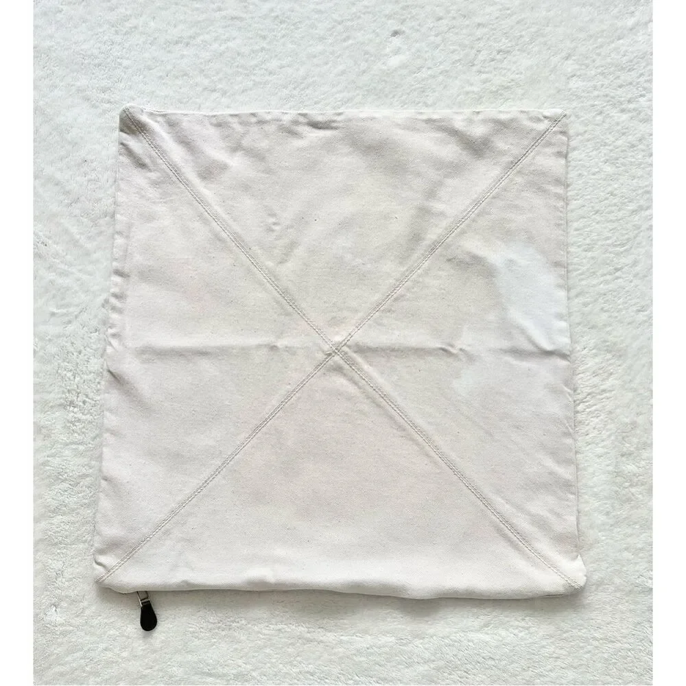 RALPH LAUREN 100% COTTON - Off-white/cream pillow cover